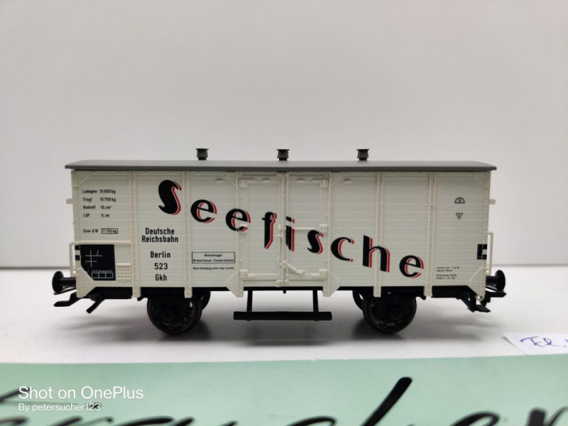 Fleischmann H0 AC 5341 Kühlwagen "Seefische" / Gkh / NEM / DRG