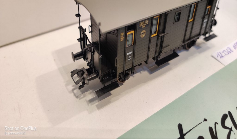 Fleischmann H0 AC 5368 gedeckter Güterwagen 3.Kl / NEM / DRG