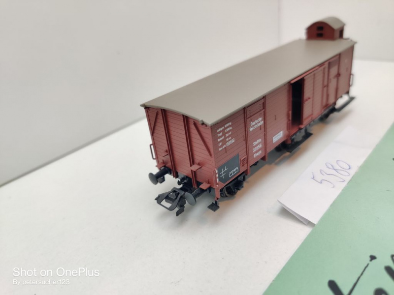 Fleischmann H0 AC 5380 ged. Güterwagen m Brmshs / Ghwps / NEM / DRG