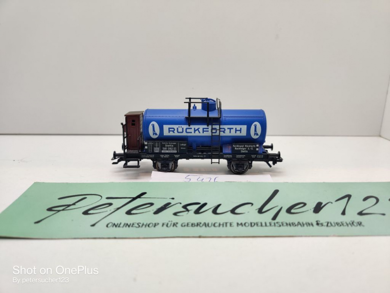Fleischmann H0 AC 5436 Chemie-Kesselwagen m Brmshs "Rückforth" / NEM / DRG
