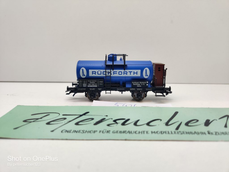 Fleischmann H0 AC 5436 Chemie-Kesselwagen m Brmshs "Rückforth" / NEM / DRG