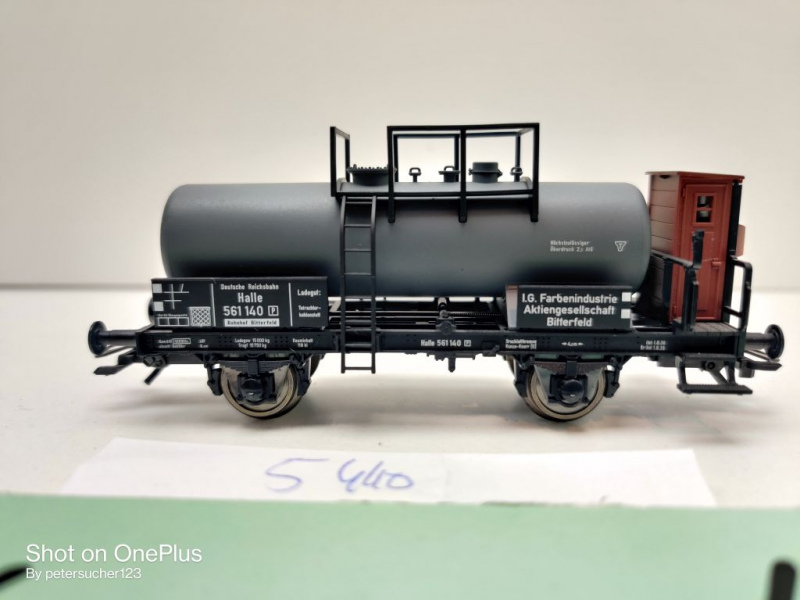 Fleischmann H0 AC 5440 Kesselwagen m Brmshs "I.G. Farbenind." / NEM / DRG