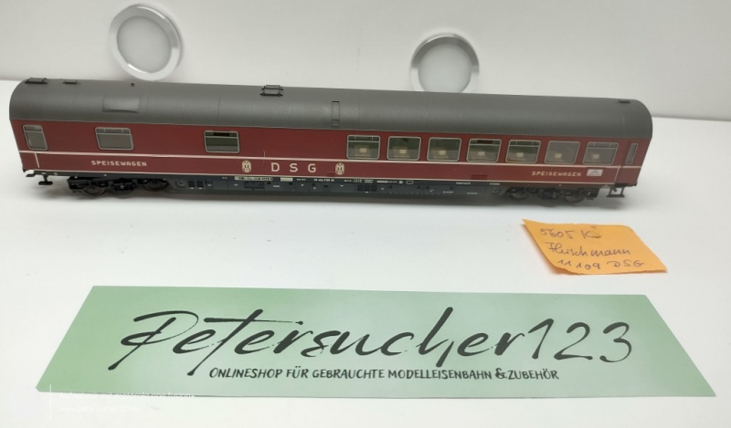 Fleischmann H0 AC 5605 Speisewagen der DSB / rot / WR4üm / NEM / DB