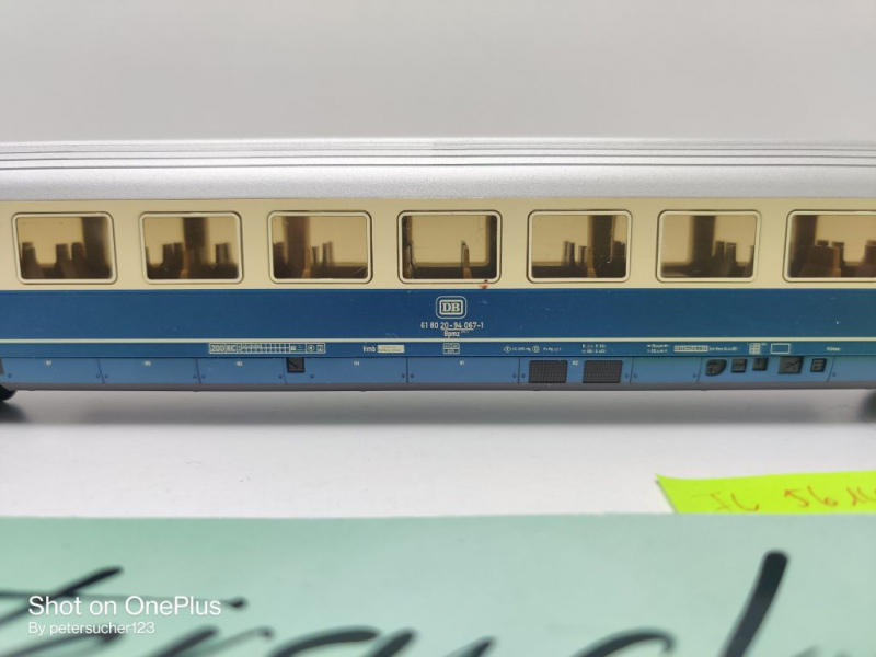 Fleischmann H0 DC 5614 Großraumwagen IC EC / Bpmz 291.2 / NEM / DB