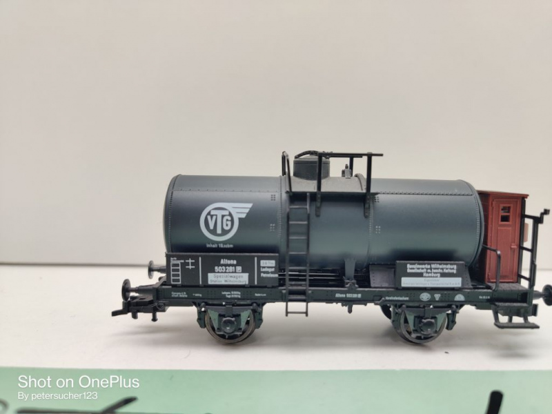 Fleischmann H0 DC 5884 SoMo Kesselwagen m Brmshs "VTG" / [P] / NEM / Privat DB