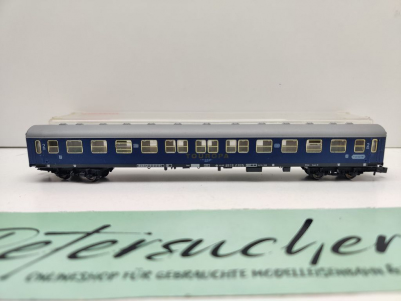 Fleischmann N DC 8115 Liegewagen 2. Kl. "Touropa" / Bctm256 / DB / ErsatzVP