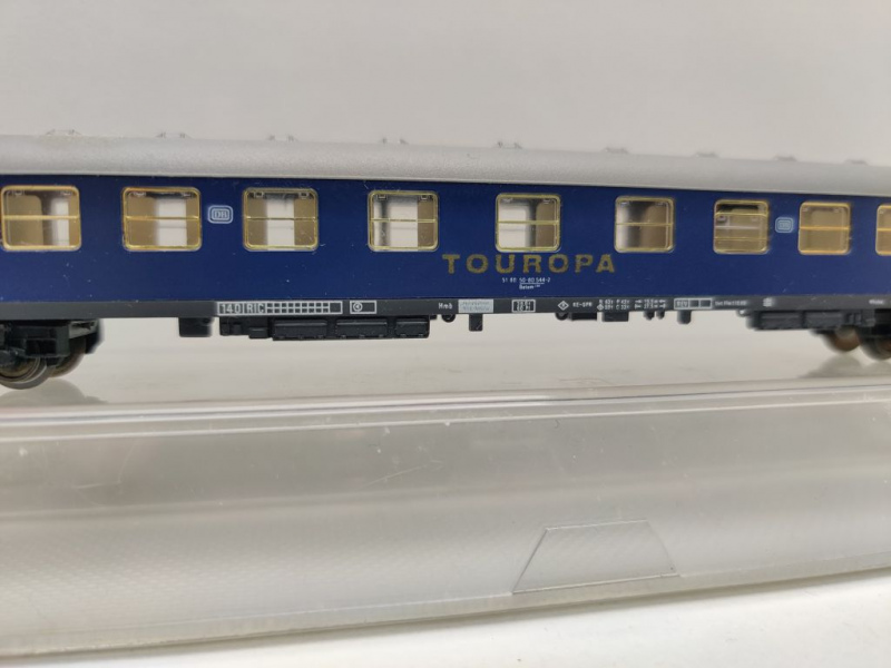 Fleischmann N DC 8115 Liegewagen 2. Kl. "Touropa" / Bctm256 / DB / ErsatzVP