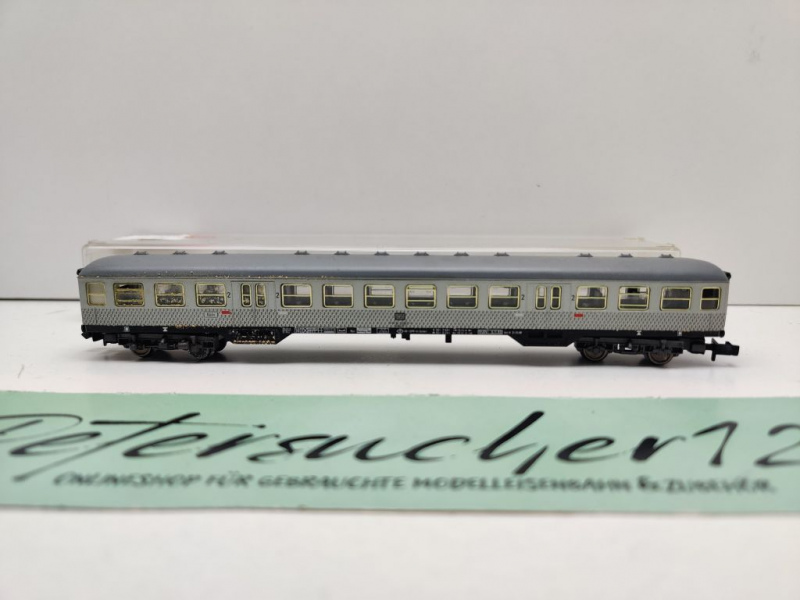 Fleischmann N DC 8122 Nahverkehrswagen 2. Kl bis 1984 / Bnrzb778 / DB / OVP