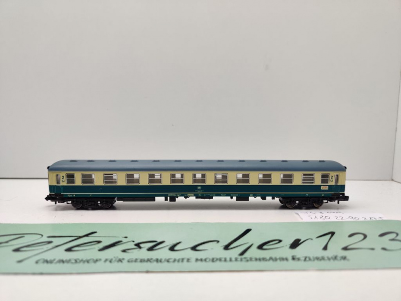 Fleischmann N DC 8199 Schnellzug Abteilwagen 2.Kl / Büm235 / DB