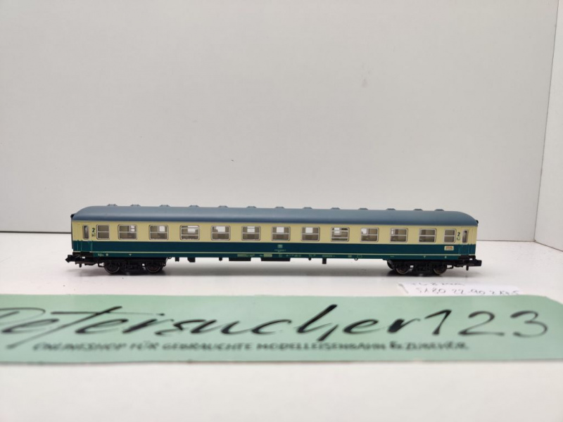 Fleischmann N DC 8199 Schnellzug Abteilwagen 2.Kl / Büm235 / DB