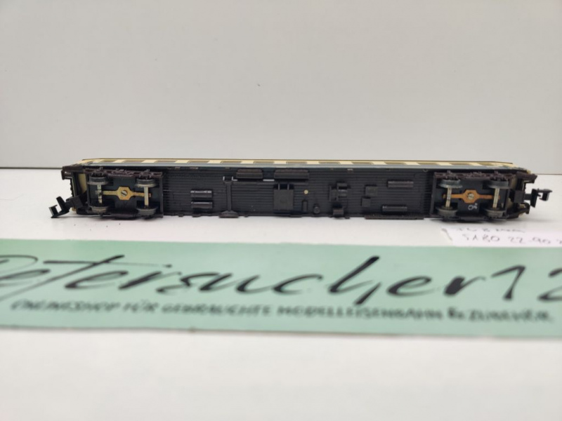 Fleischmann N DC 8199 Schnellzug Abteilwagen 2.Kl dunkler / Büm235 / DB