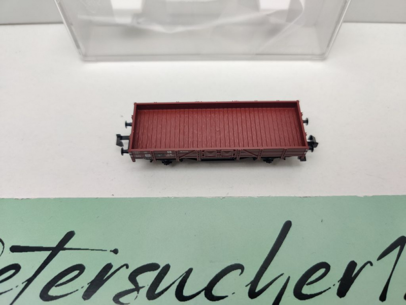 Fleischmann N DC 820001 Niederbordwagen X90/ 2 DKW Modelle / NEM / DB / OVP