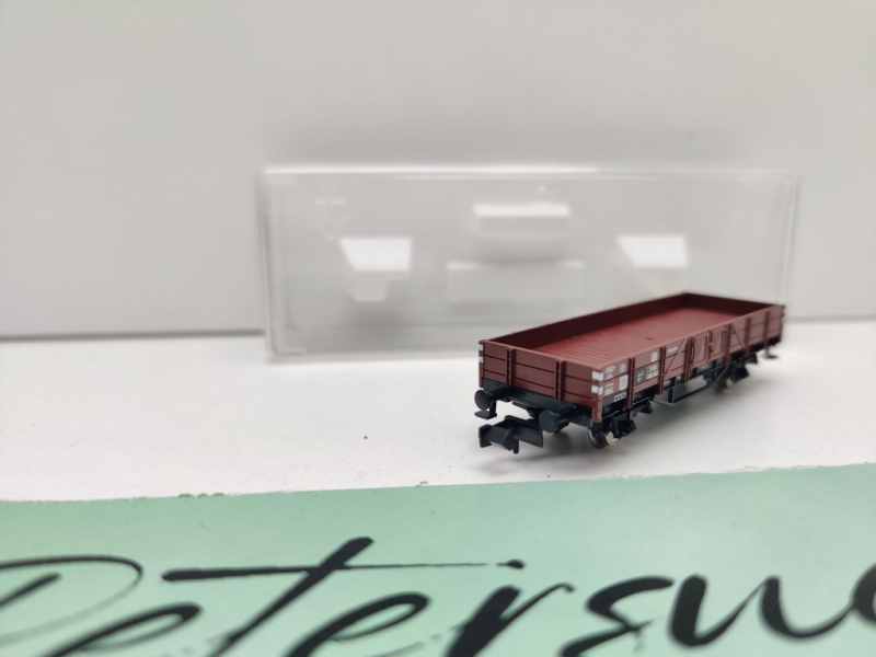 Fleischmann N DC 820002 Niederbordwagen X90/ 2 DKW Modelle / NEM / DB / OVP