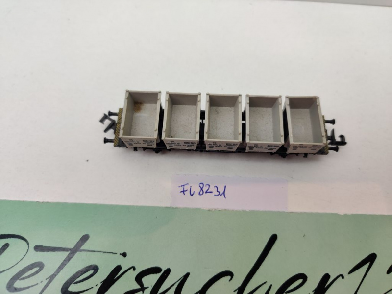 Fleischmann N DC 8231 Behältertragwagen "von Haus zu Haus" Lbs598 / DB