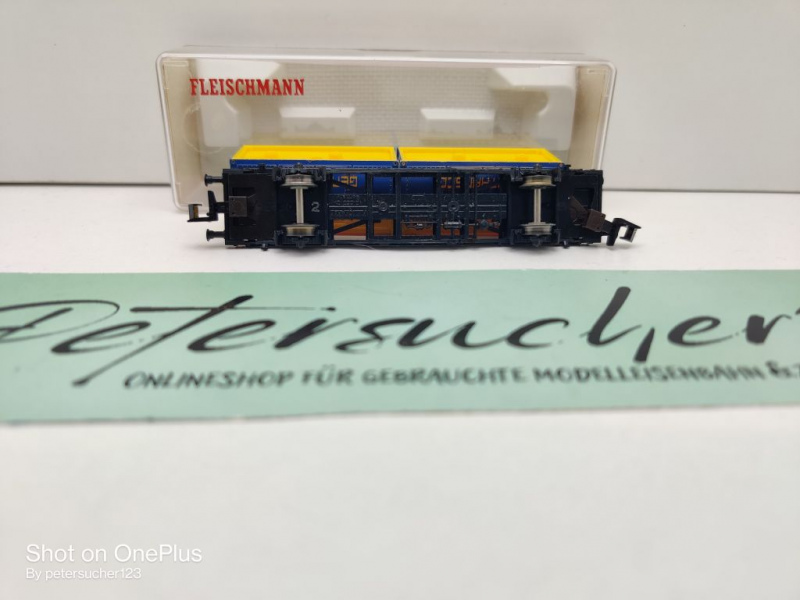Fleischmann N DC 8233 Containertragwagen "Danzas" / DB / OVP