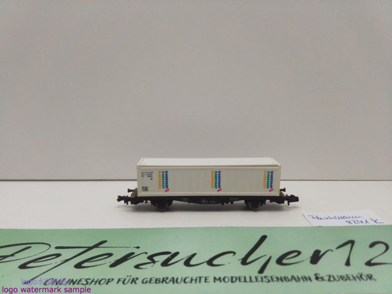 Fleischmann N DC 8241 Behältertragwagen "Karstadt" / Lbs 593 / DB