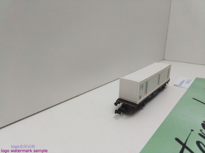 Fleischmann N DC 8241 Behältertragwagen "Karstadt" / Lbs 593 / DB