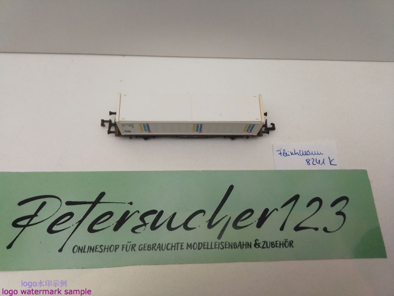 Fleischmann N DC 8241 Behältertragwagen "Karstadt" / Lbs 593 / DB