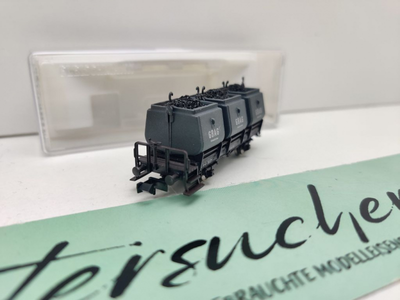 Fleischmann N DC 8265-04 Kohlekübelwagen GPAG292 / NEM / DB / OVP
