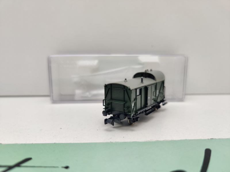 Fleischmann N DC 830001 Güterzugbegleitwagen Pwg / NEM / DR / OVP