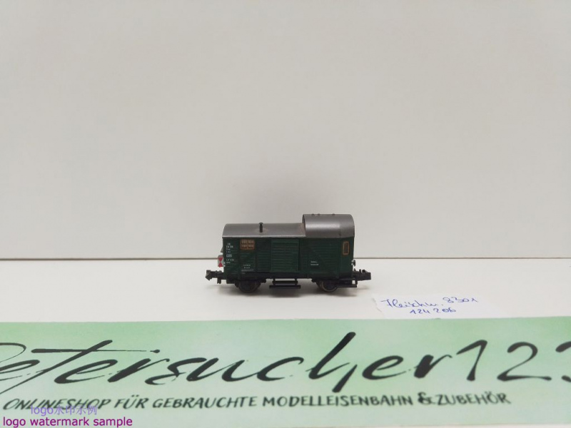 Fleischmann N DC 8301 Güterzugbegleitwagen / Pwg / DB