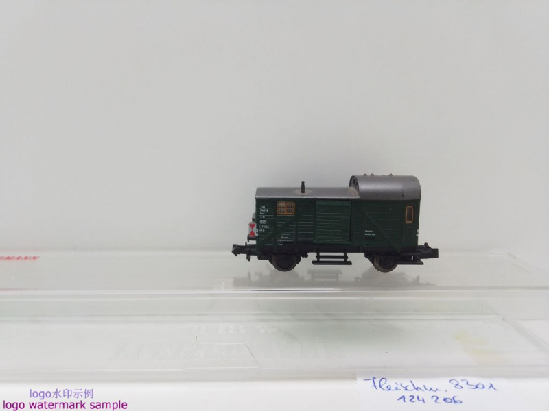 Fleischmann N DC 8301 Güterzugbegleitwagen / Pwg / DB