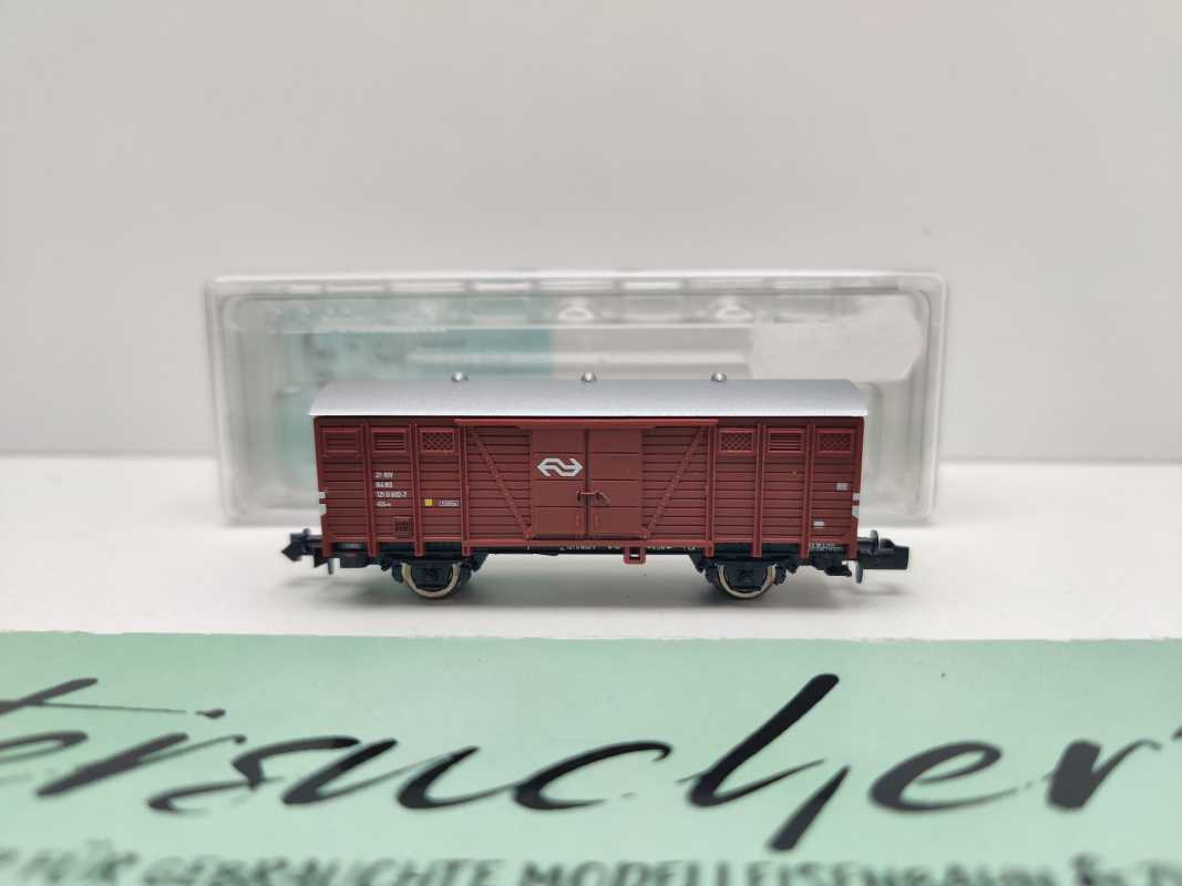 Fleischmann N DC 833301 gedeckter Güterwagen Gs-v / NS / OVP