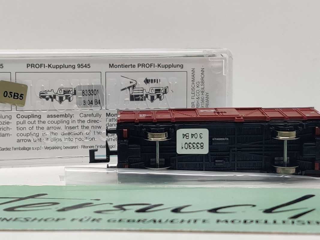 Fleischmann N DC 833301 gedeckter Güterwagen Gs-v / NS / OVP