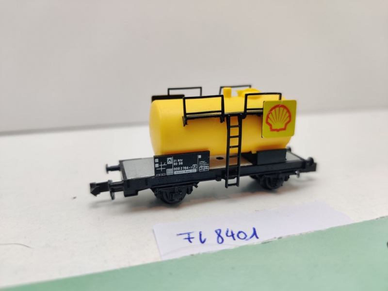 Fleischmann N DC 8401 Kesselwagen "Shell" gelbe Tafel / DB
