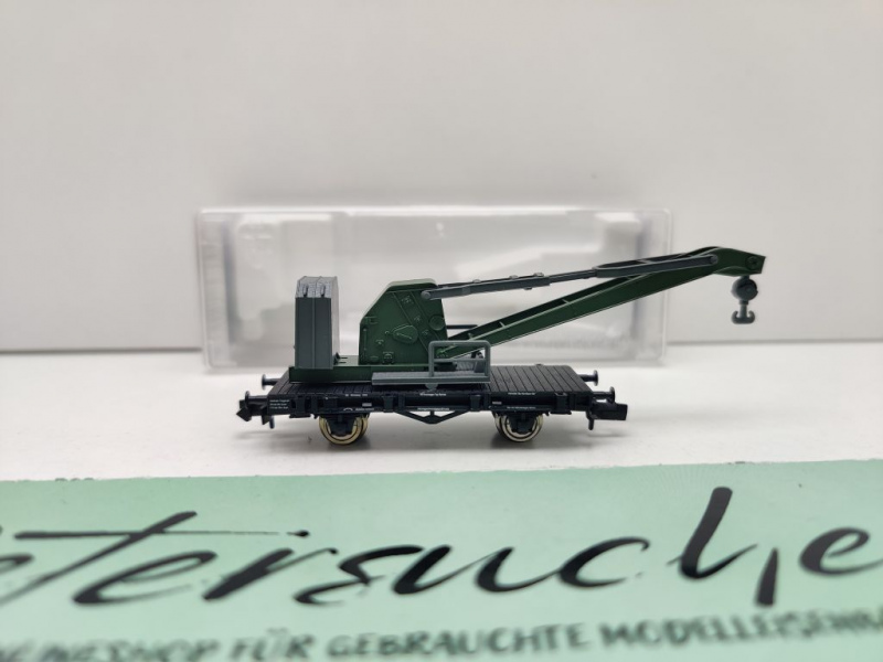 Fleischmann N DC 850301 Kranwagen WYHLEN / NEM / DB / OVP
