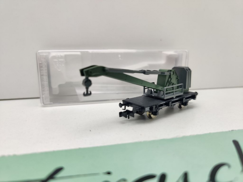 Fleischmann N DC 850301 Kranwagen WYHLEN / NEM / DB / OVP