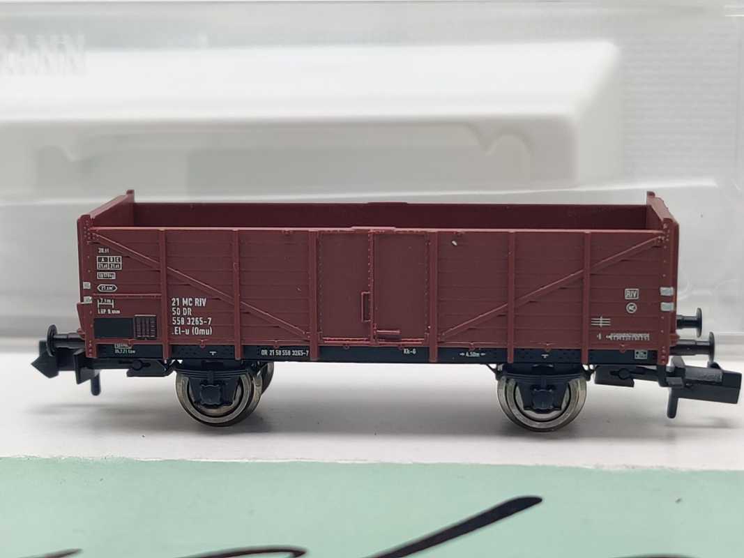 Fleischmann N DC 871501 Hochbordwagen 265-7 El-u / NEM / DR / OVP