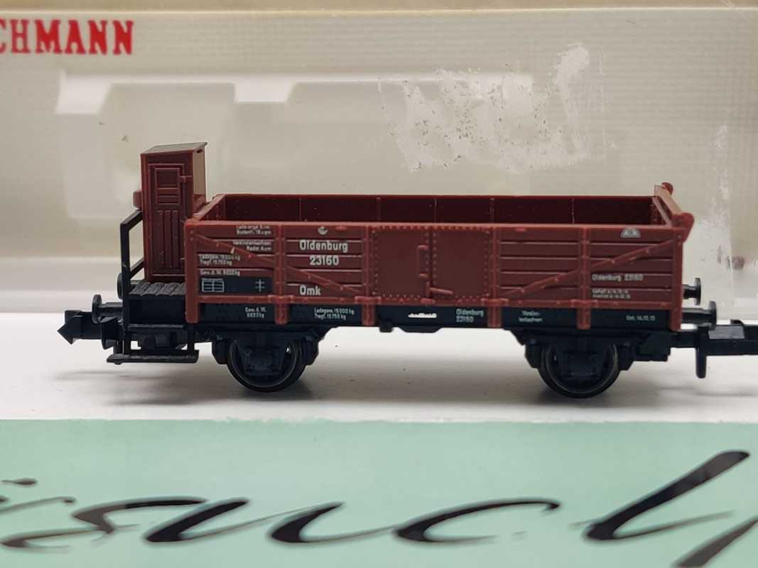 Fleischmann N DC 8863 Hochbordwagen Oldenburg Omk / K.St.E.B. / OVP