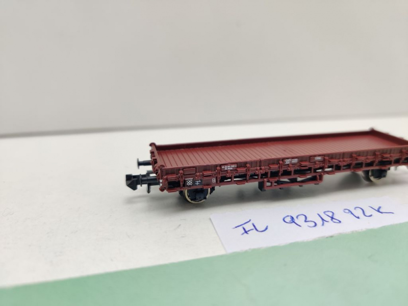 Fleischmann N DC 9318-92 Rungenwagen Kkklm aus Set / NEM / DR / OVP