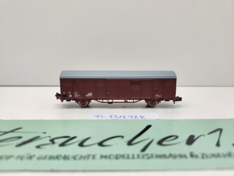 Fleischmann N DC 9318-92 ged. Güterwagen Gbs aus Set / NEM / DR / OVP