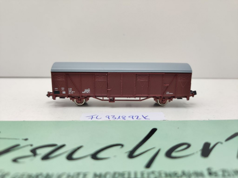 Fleischmann N DC 9318-92 ged. Güterwagen Gbs aus Set / NEM / DR / OVP