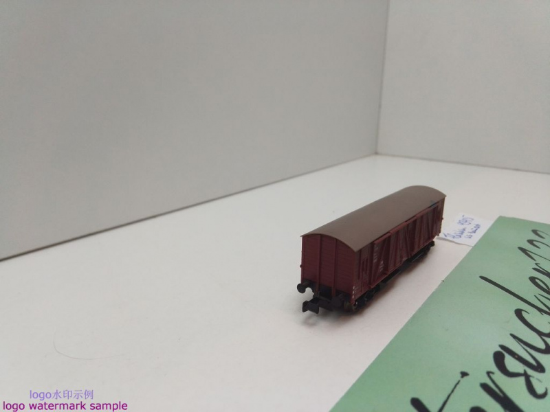 Fleischmann N DC 9395 1x ged Güterwagen US-Bauart aus Start-Set / NEM / DB