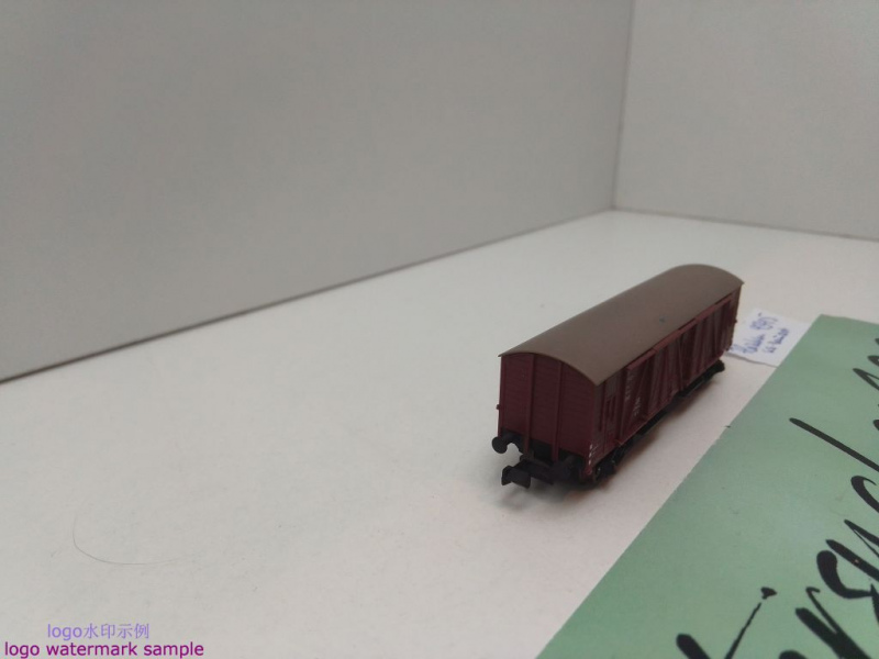 Fleischmann N DC 9395 1x ged Güterwagen US-Bauart aus Start-Set / NEM / DB