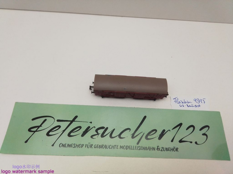 Fleischmann N DC 9395 1x ged Güterwagen US-Bauart aus Start-Set / NEM / DB