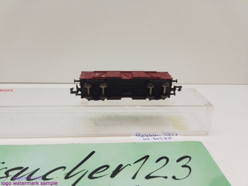 Fleischmann N DC 9395 1x ged Güterwagen US-Bauart aus Start-Set / NEM / DB