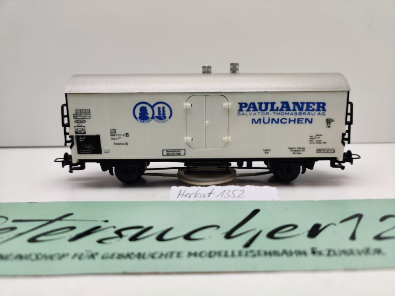 Märklin H0 AC 1352 Schienenreinigungswagen "Paulaner" Ichprss377 / DB