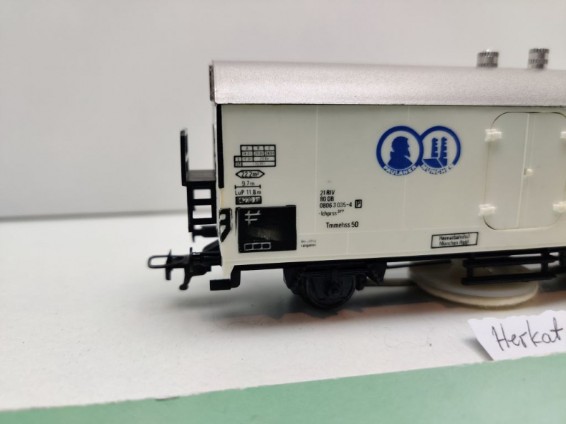Märklin H0 AC 1352 Schienenreinigungswagen "Paulaner" Ichprss377 / DB