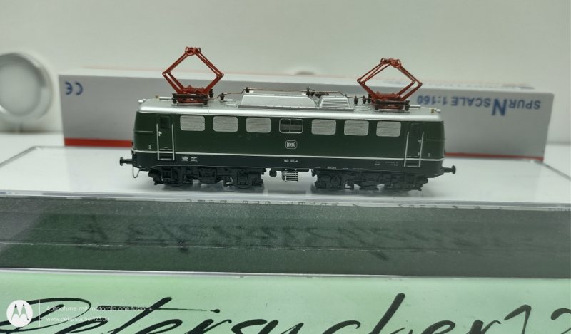 HobbyTrain N DC H2816 / BR140 Elektrolokomotive Grün DB  Ep.IV Digital OVP