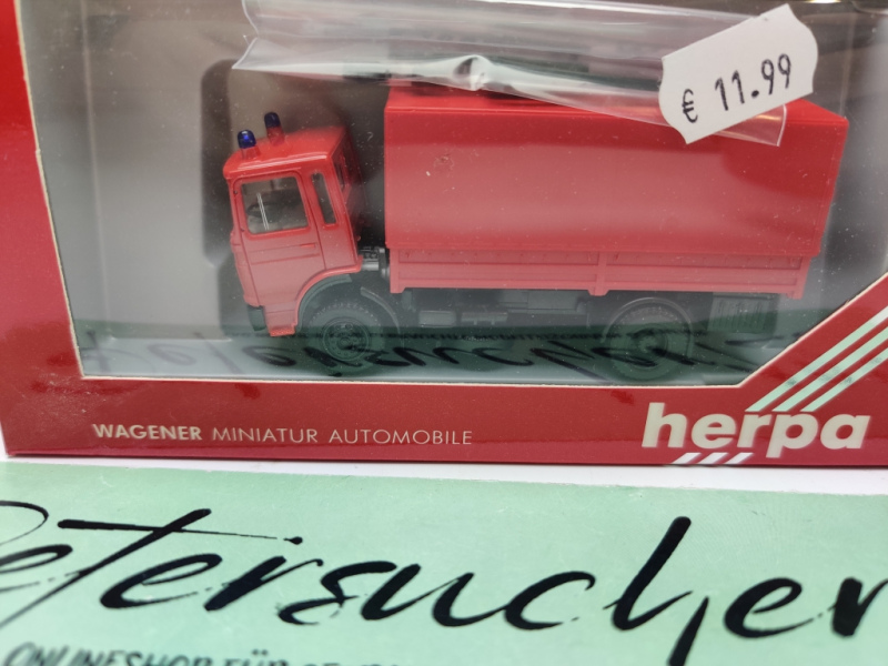 Herpa H0 / 1:87 / 820034 MAN FW Pritsche Plane / OVP
