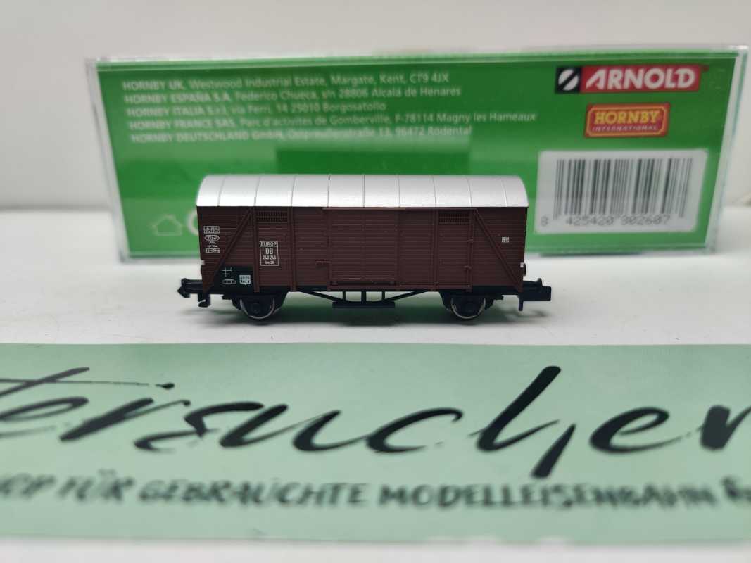 Arnold N DC HN6163 gedeckten Güterwagen / Bauart „Bremen“ / DB / OVP