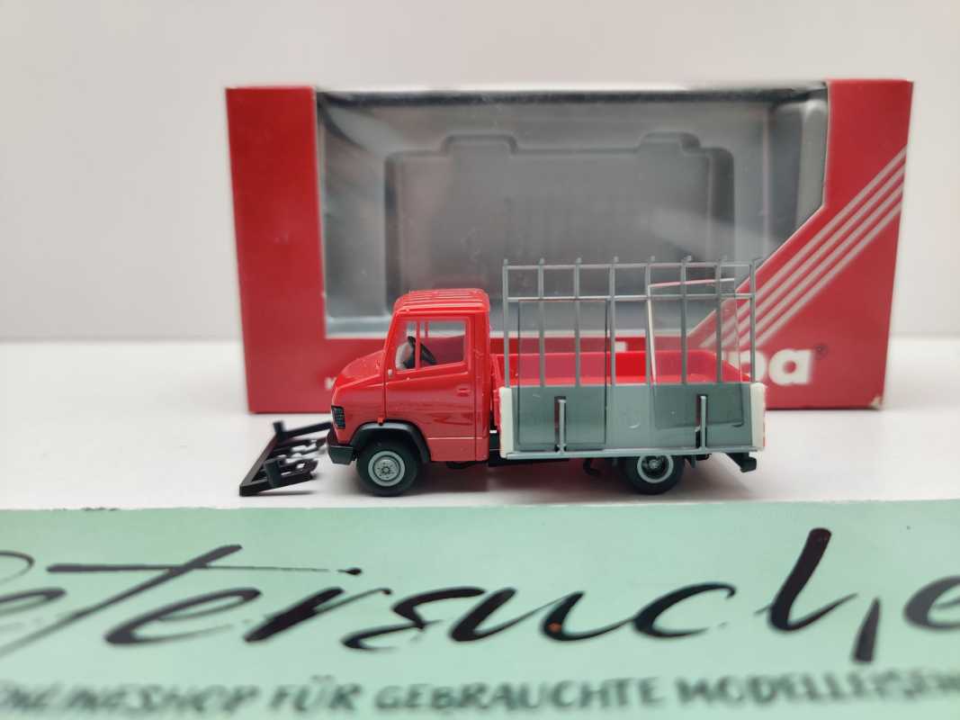 Herpa H0 041843 Mercedes Benz T2 Glastransporter rot / 1:87 / OVP