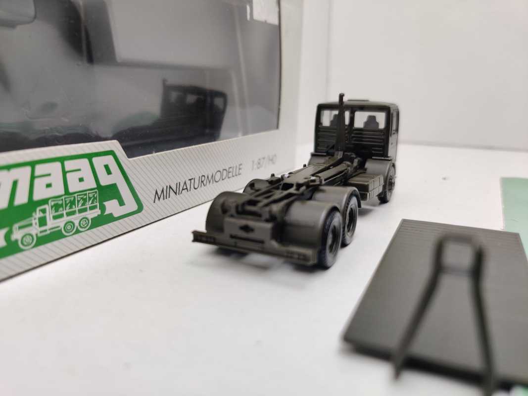Herpa Maag H0 740036 MAN M90 Abrollkipper 3a BW / 1:87 / OVP
