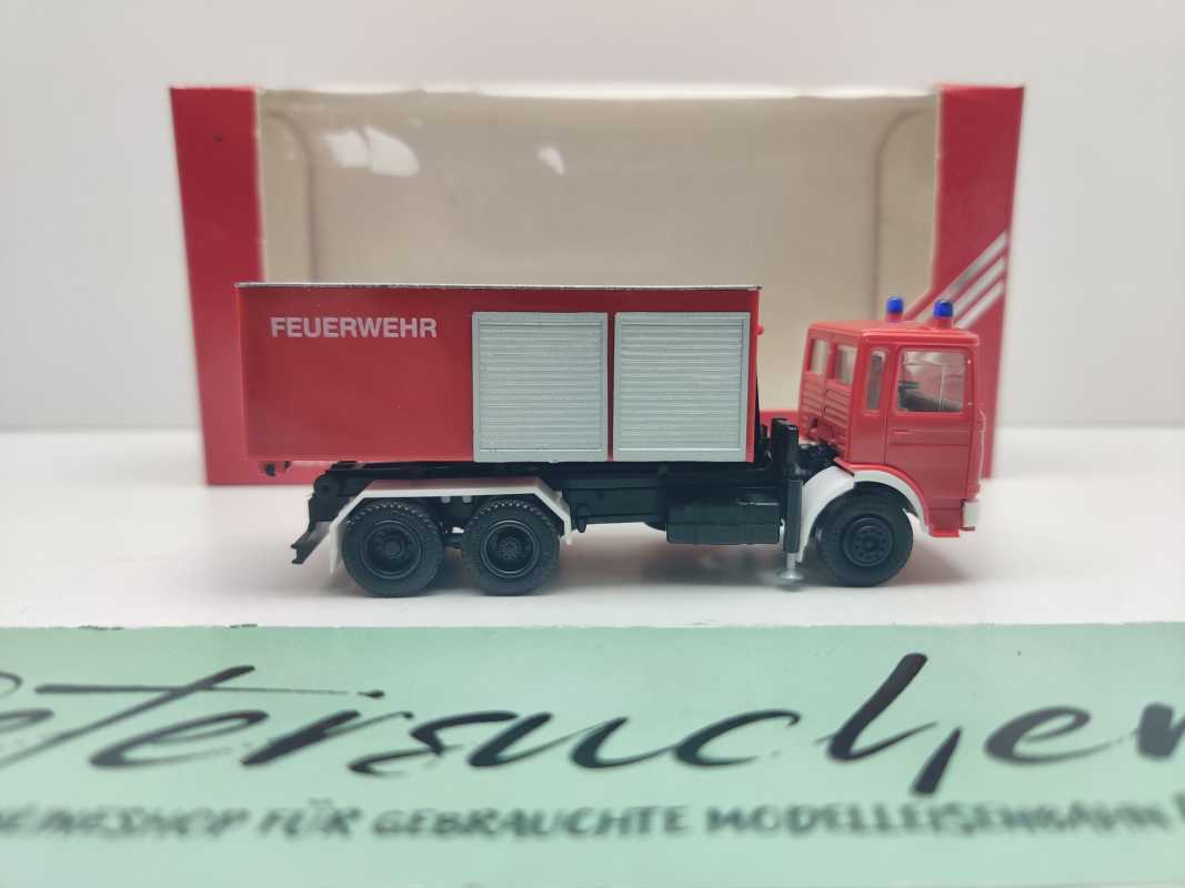 Herpa H0 820500 MAN F8 Feuerwehr-Wechsellader Abrollcontainer RW / 1:87 / OVP