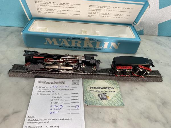 Märklin H0 3048 / BR01 097 Dampflok mit Schlepptender Analog, Licht, OVP DB