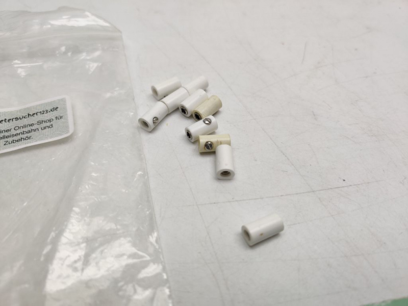 Märklin, Faller, Noch 10 Stück Muffen weiß